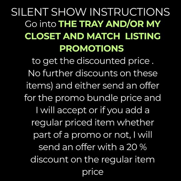 We are Going Live Closet Clear Out Bundle & Save Silent Show Notification - Picture 2 of 2